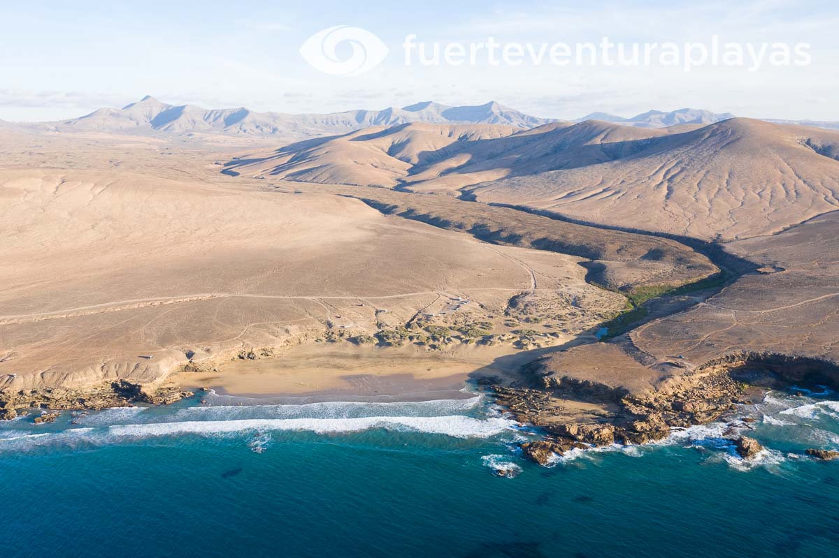 Plage de Playa Jarugo à Tindaya, Fuerteventura.