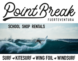Banner pubblicitario Point Break Fuerteventura