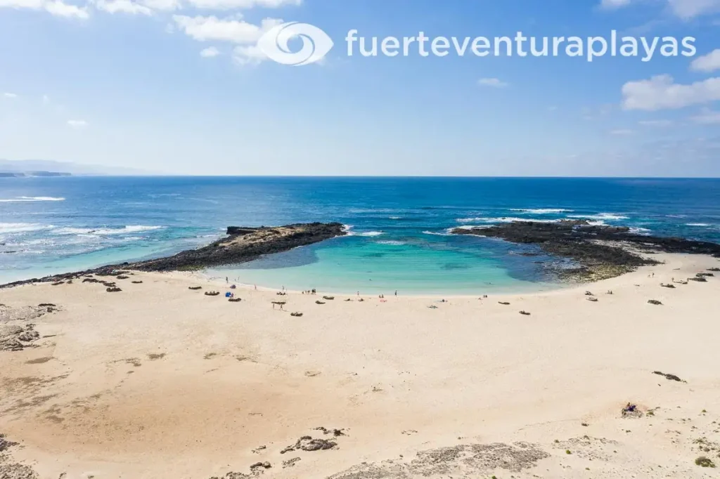 Playa de la Concha en El Cotillo, en Fuerteventura